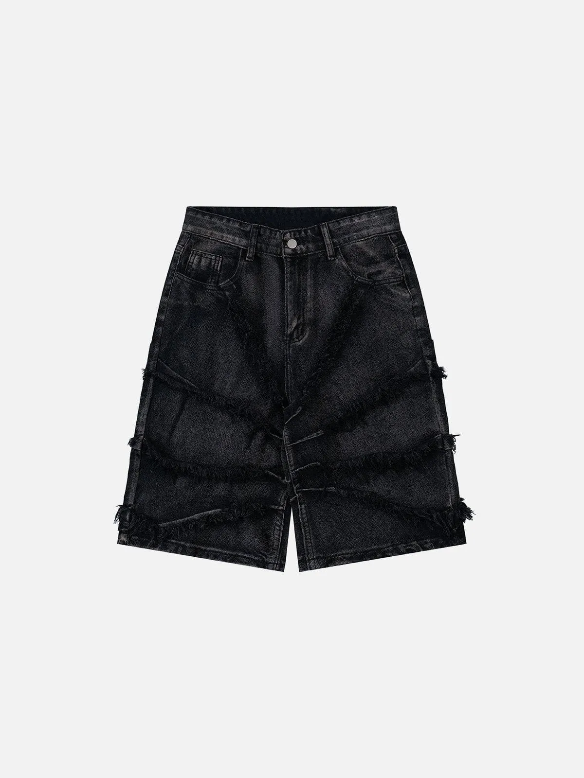 Aelfric Eden Fringe Patchwork Jorts sold by Aelfric Eden