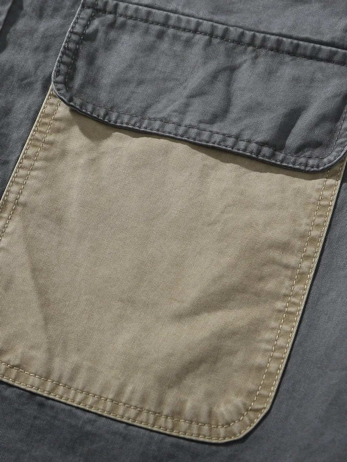 Aelfric Eden Irregular Patchwork Long Sleeve Shirt sold by Aelfric Eden product image thumbnail 5