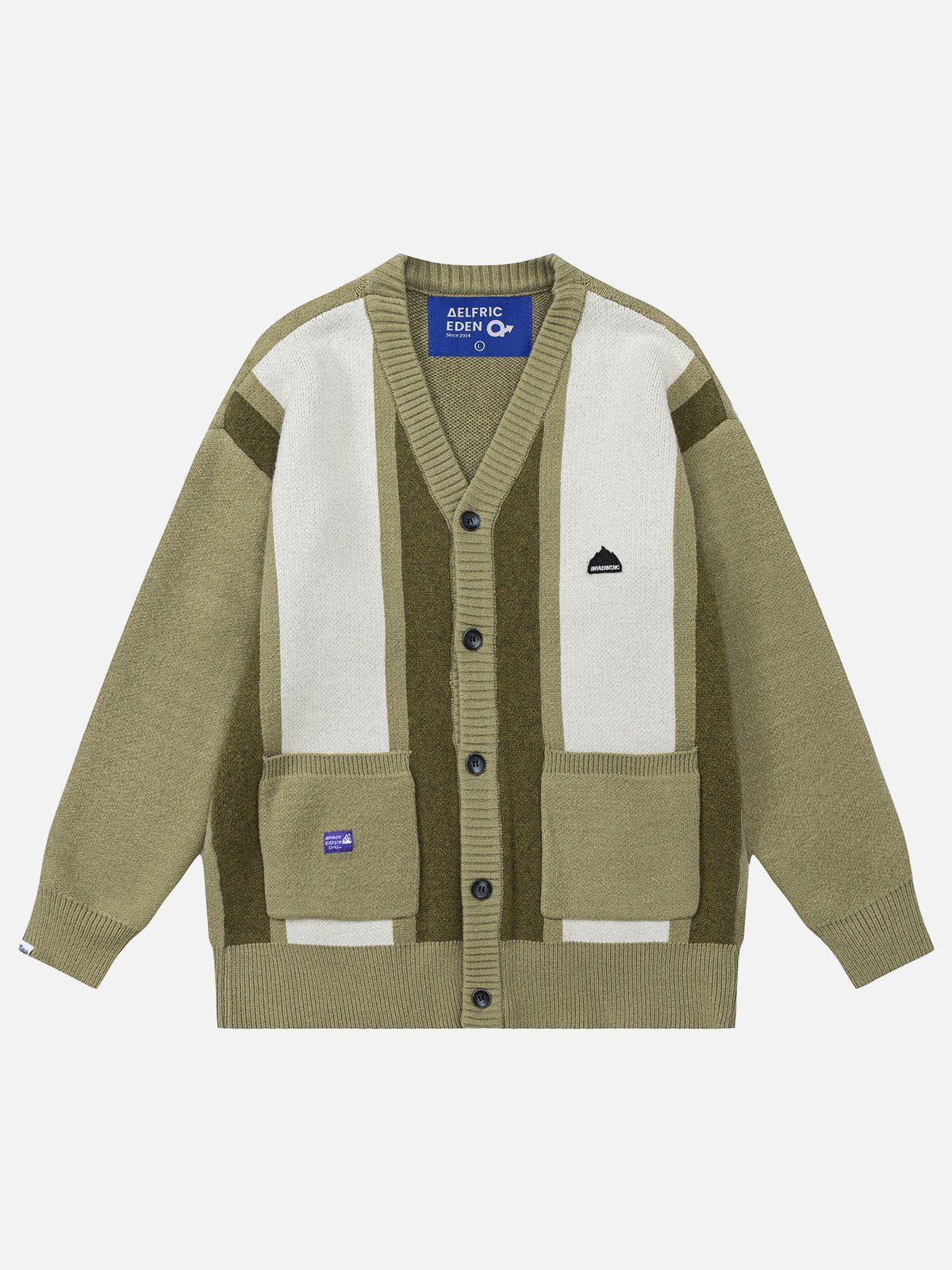 Aelfric Eden Patchwork Stripes Cardigan sold by Aelfric Eden