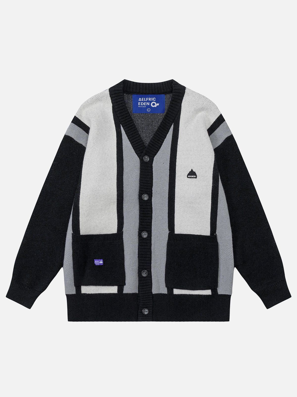 Aelfric Eden Patchwork Stripes Cardigan sold by Aelfric Eden product image thumbnail 2