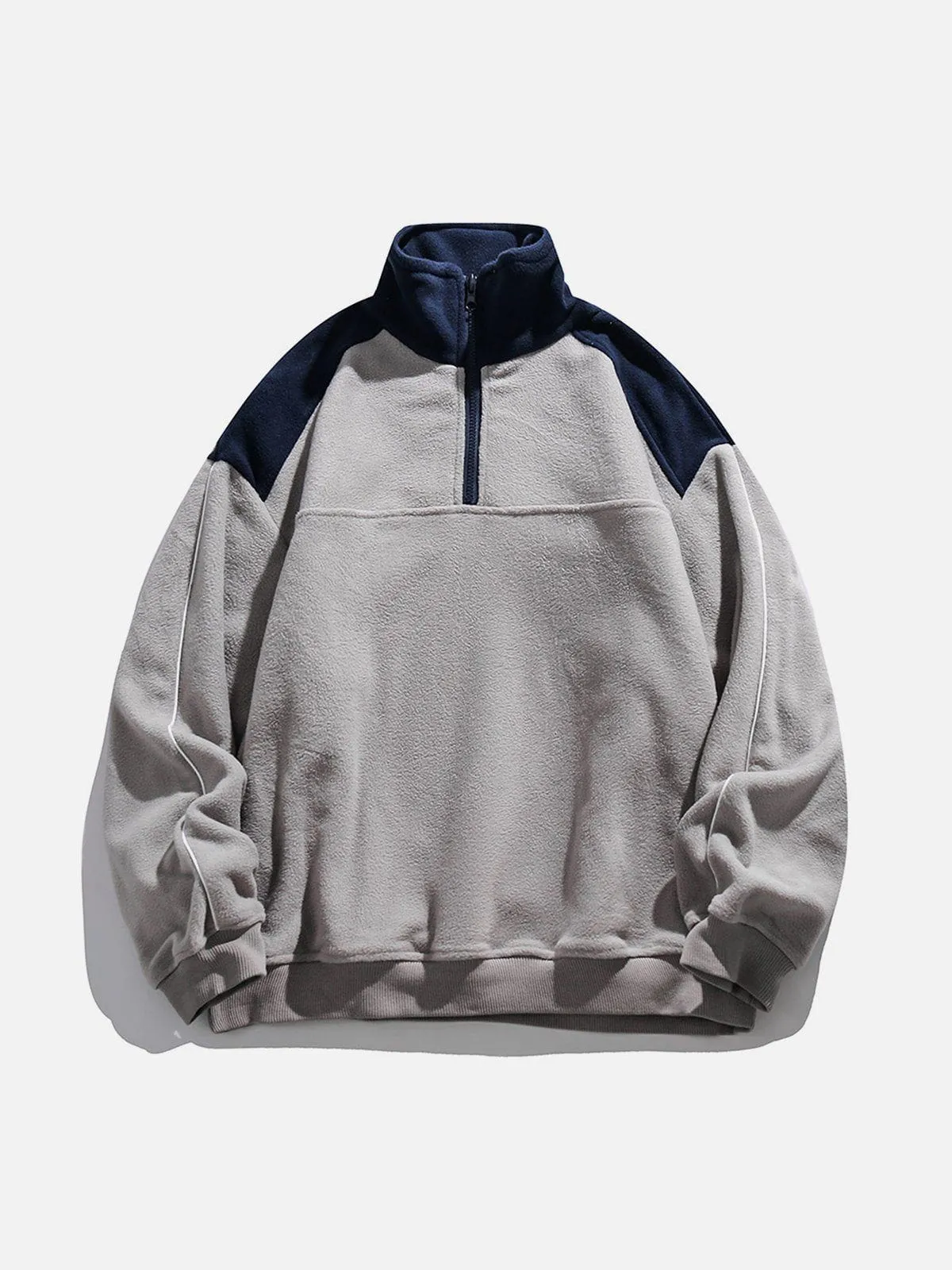 Aelfric Eden Color Blocking Quarter-Zip Sweatshirt sold by Aelfric Eden product image thumbnail 4