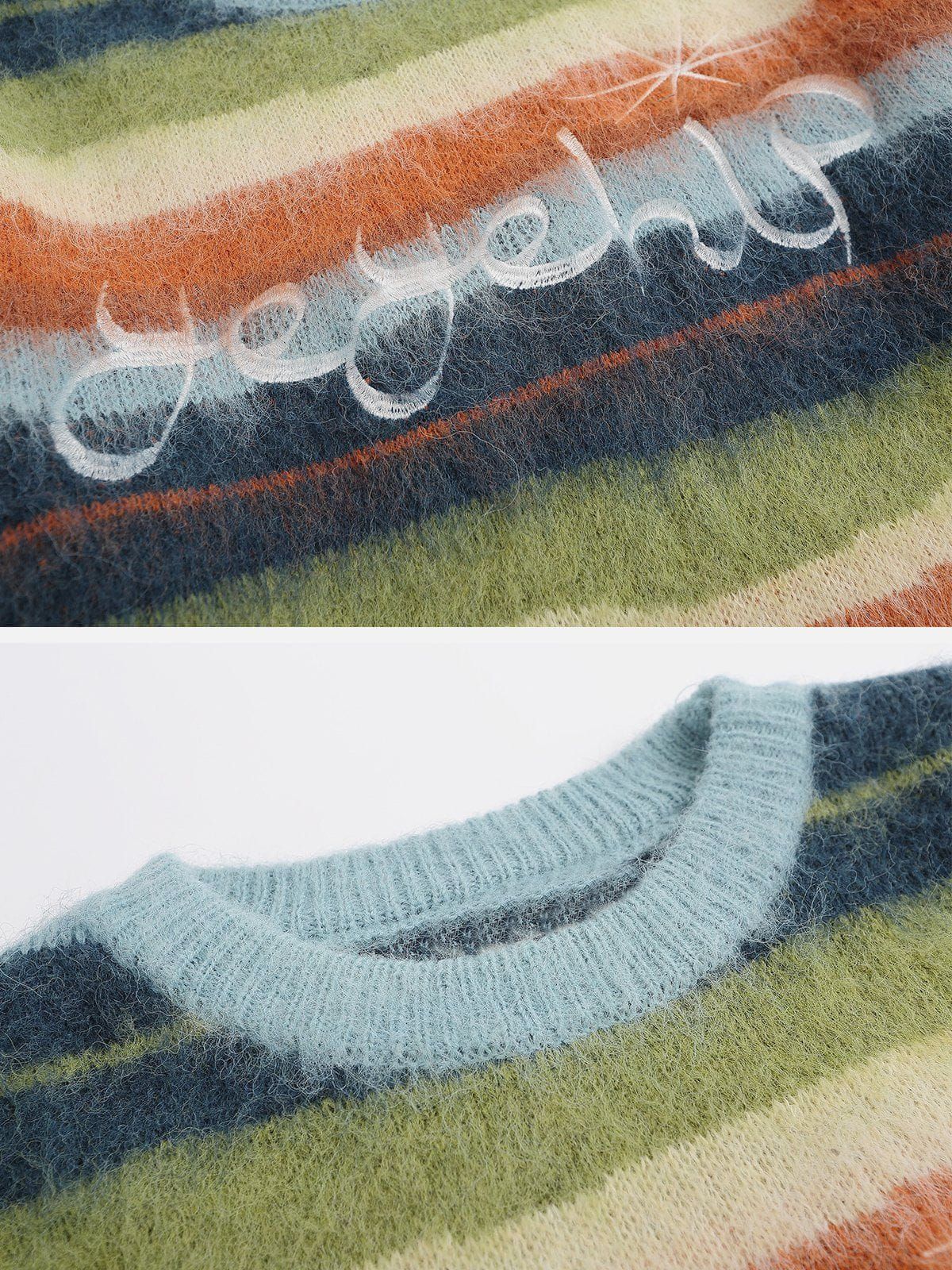 Aelfric Eden Gradient Clashing Colors Sweater sold by Aelfric Eden product image thumbnail 3