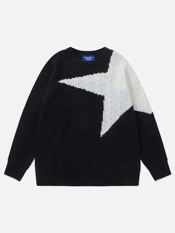 Aelfric Eden Star Patchwork Sweater sold by Aelfric Eden