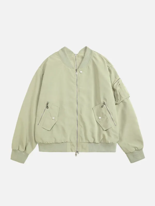 Aelfric Eden Irregular Collar Bomber Jacket sold by Aelfric Eden