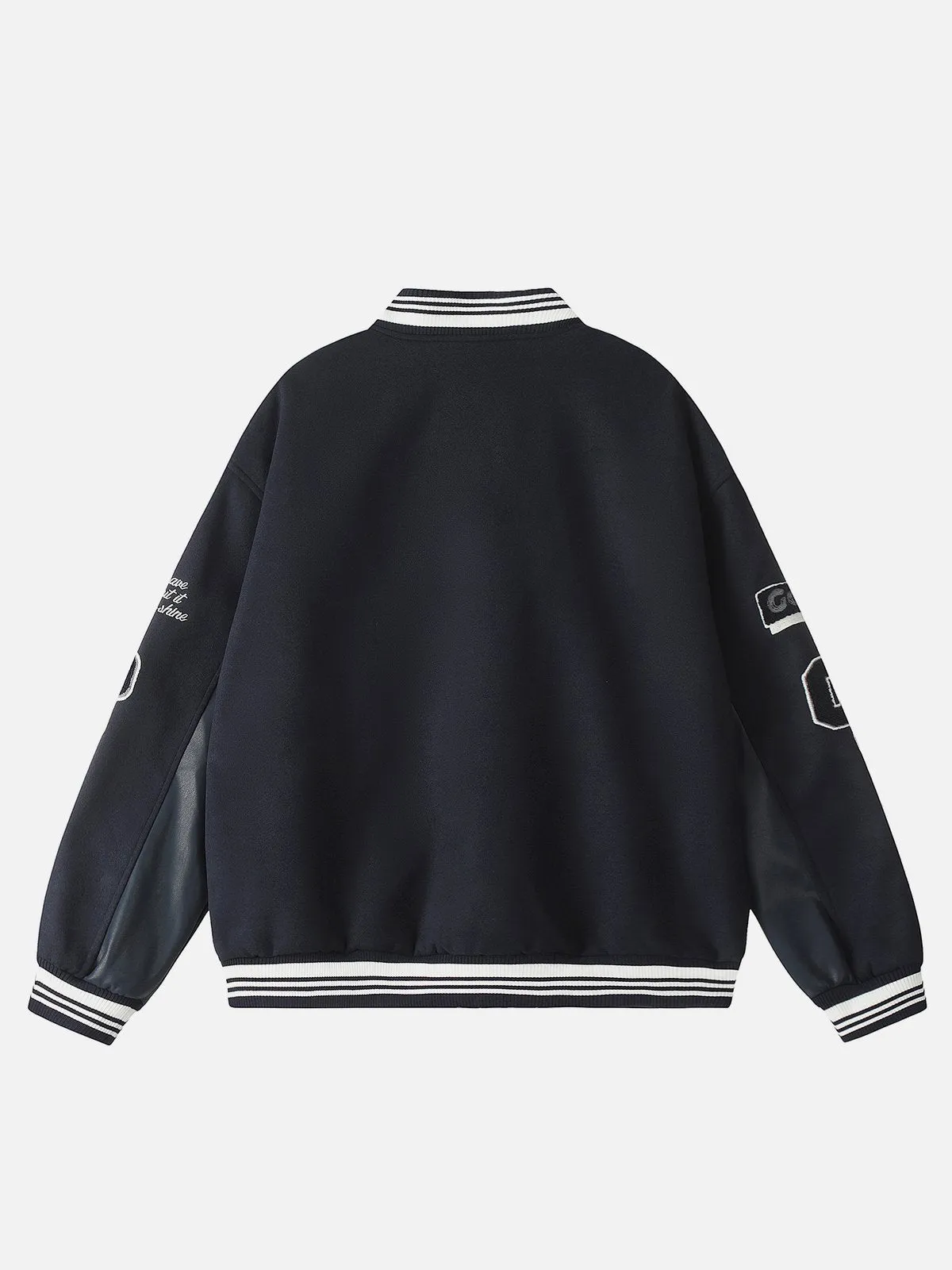 Aelfric Eden Towel Embroidery Varsity Jacket sold by Aelfric Eden product image thumbnail 3