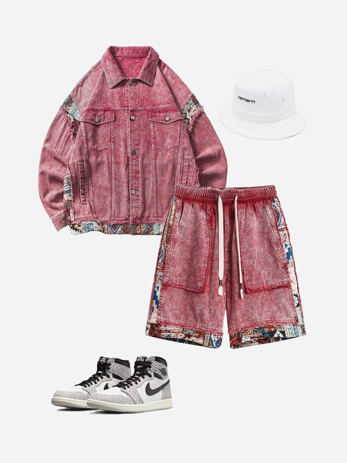 Aelfric Eden Vintage Ethnic Style Denim Jacket sold by Aelfric Eden product image thumbnail 4