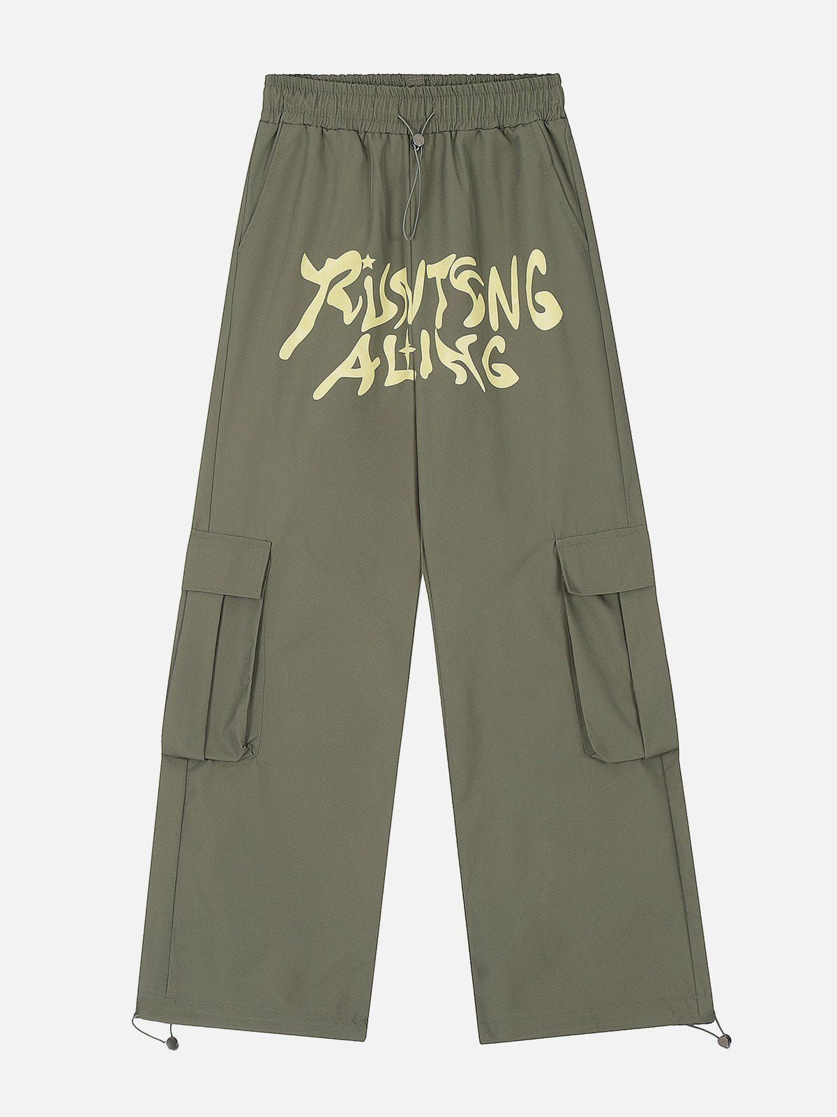 Aelfric Eden Letter Print Big Pocket Baggy Pants sold by Aelfric Eden product image thumbnail 2