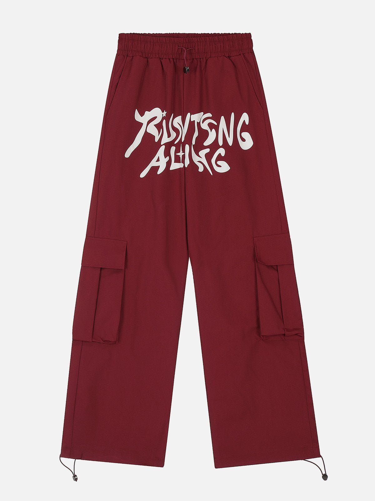 Aelfric Eden Letter Print Big Pocket Baggy Pants sold by Aelfric Eden product image thumbnail 5