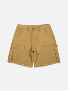 Aelfric Eden Solid Fringe Denim Jorts sold by Aelfric Eden