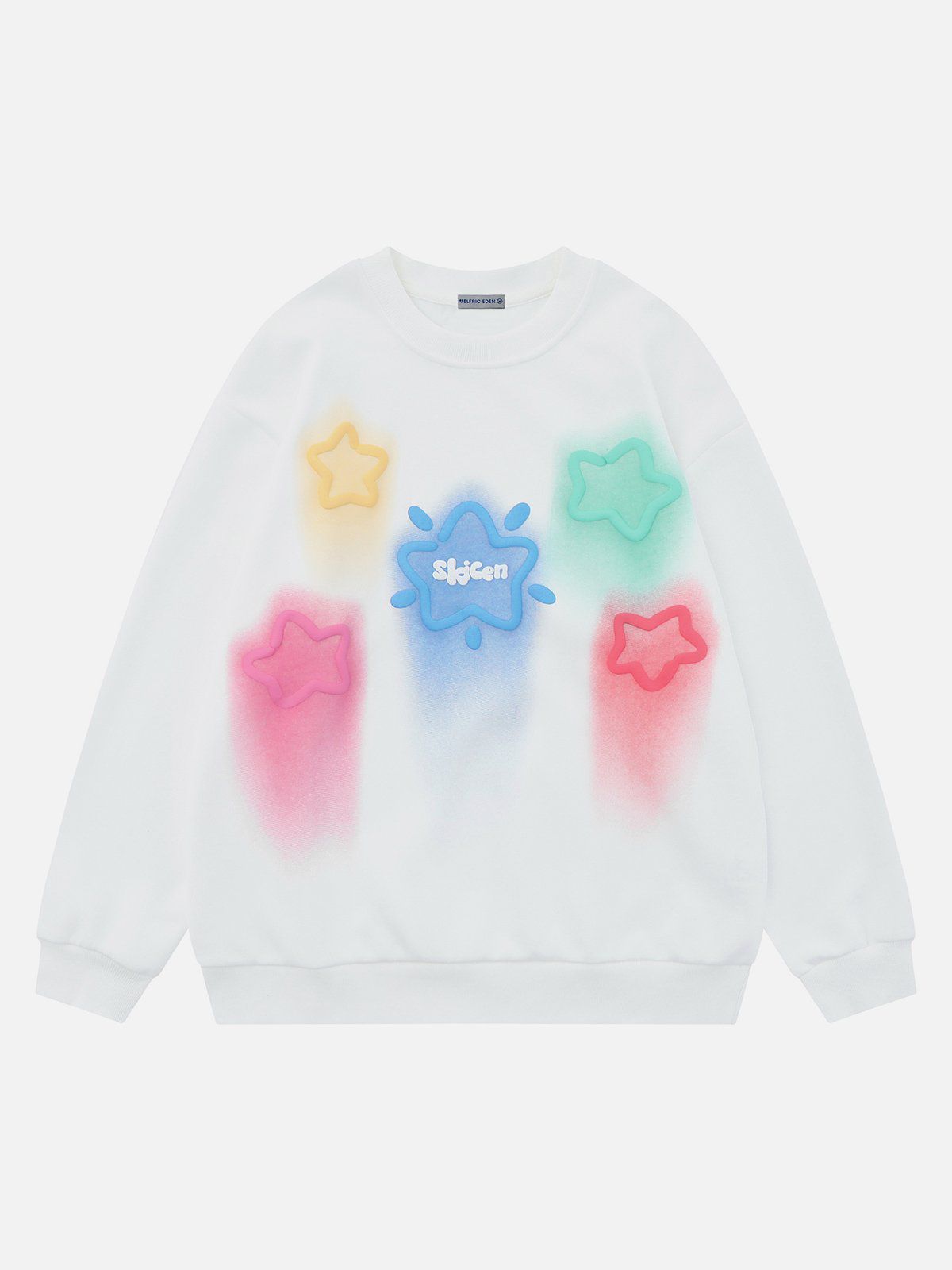 Aelfric Eden Colorful Star Print Sweatshirt sold by Aelfric Eden