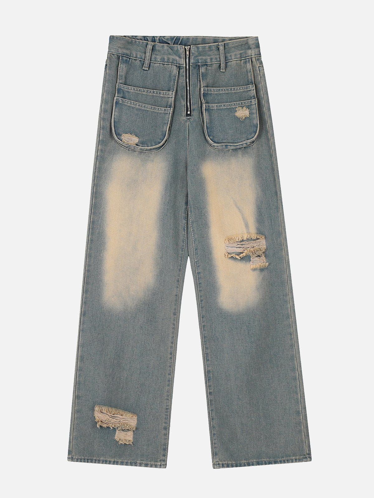 Aelfric Eden 3D Pocket Distressed Jeans sold by Aelfric Eden