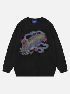 Aelfric Eden Rainbow Star Pattern Sweater sold by Aelfric Eden