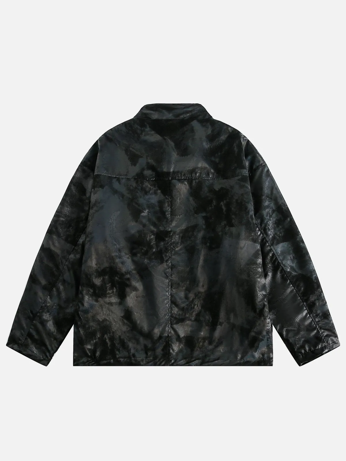 Aelfric Eden Embroidery Flower Faux Leather Jacket sold by Aelfric Eden product image thumbnail 2