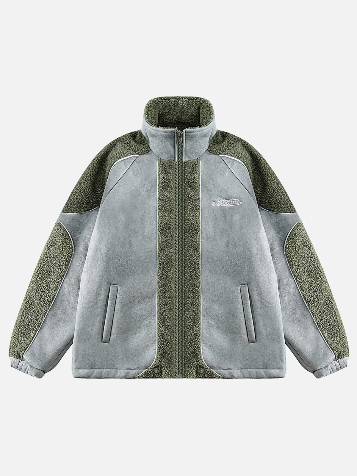 Aelfric Eden Sherpa Patchwork Winter Coat sold by Aelfric Eden