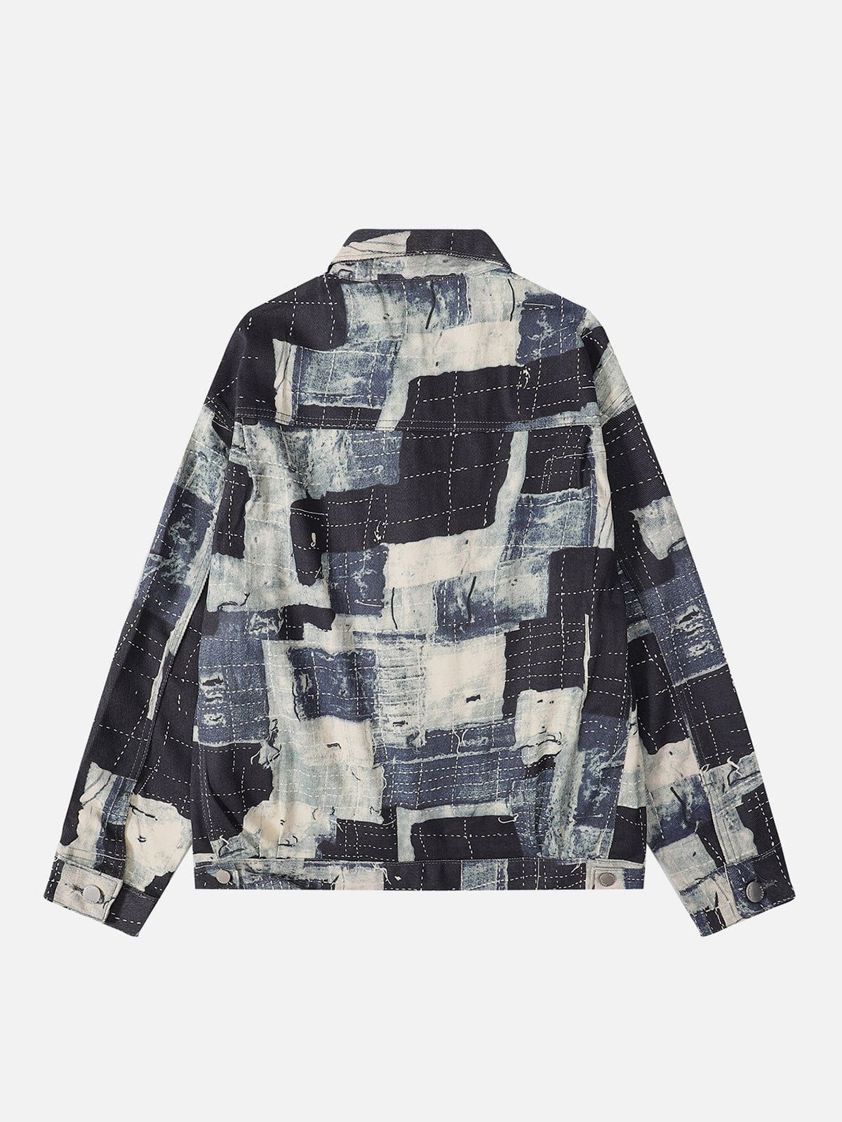 Aelfric Eden Patchwork Irregular Block Jacket sold by Aelfric Eden product image thumbnail 2