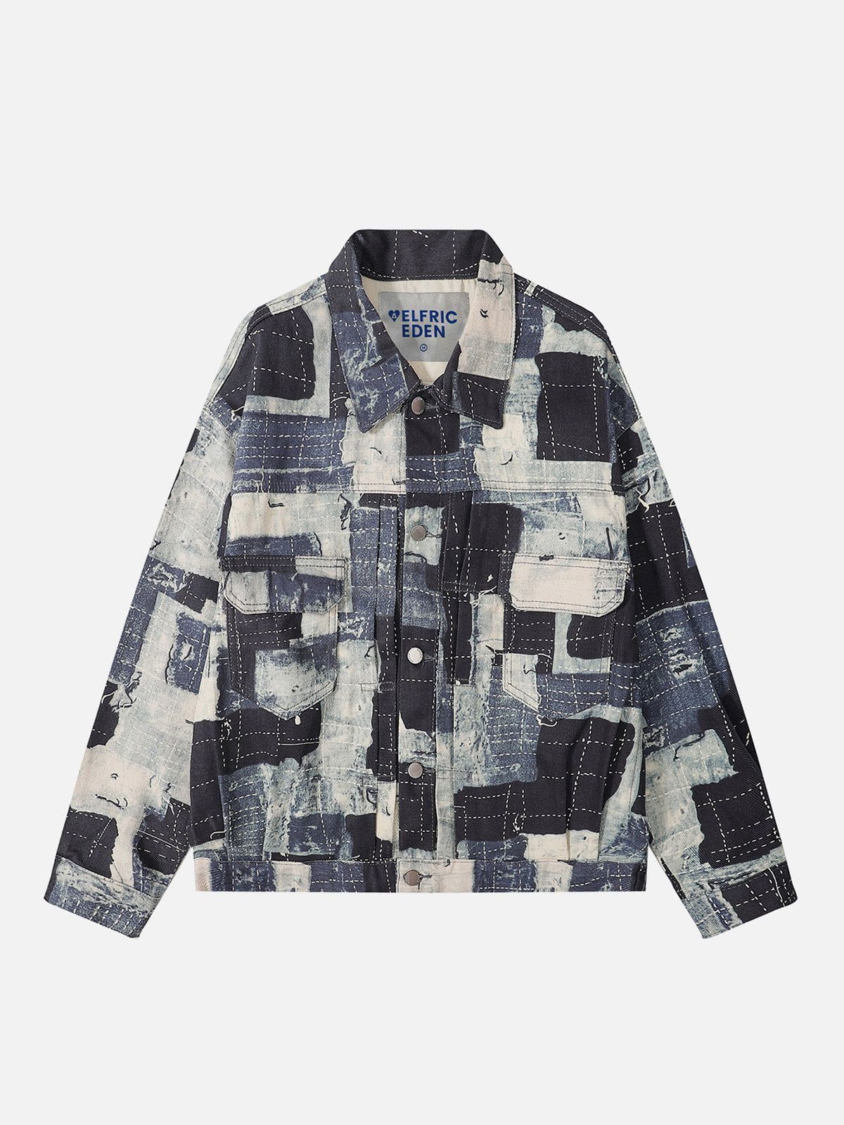 Aelfric Eden Patchwork Irregular Block Jacket sold by Aelfric Eden