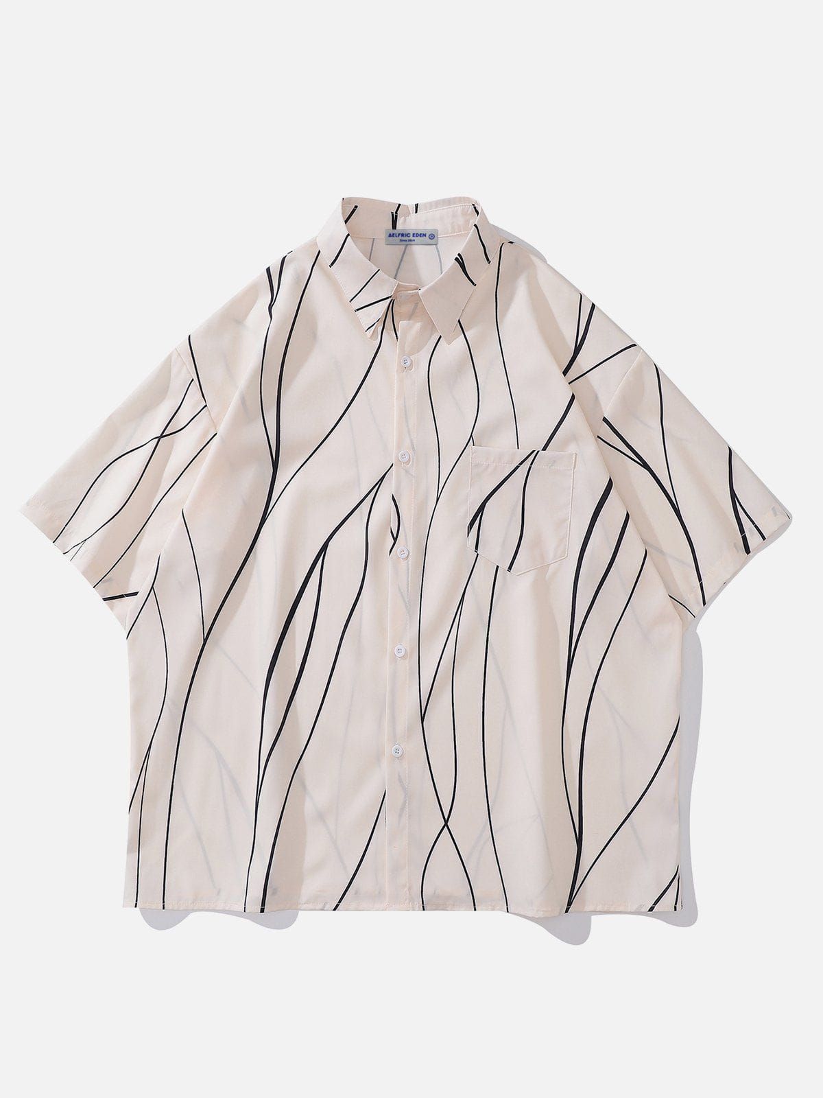 Aelfric Eden Irregular Stripes Short Sleeve Shirts sold by Aelfric Eden