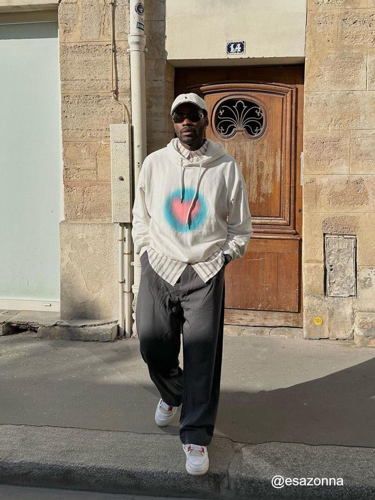 Aelfric Eden Heart Print Hoodie sold by Aelfric Eden product image thumbnail 2