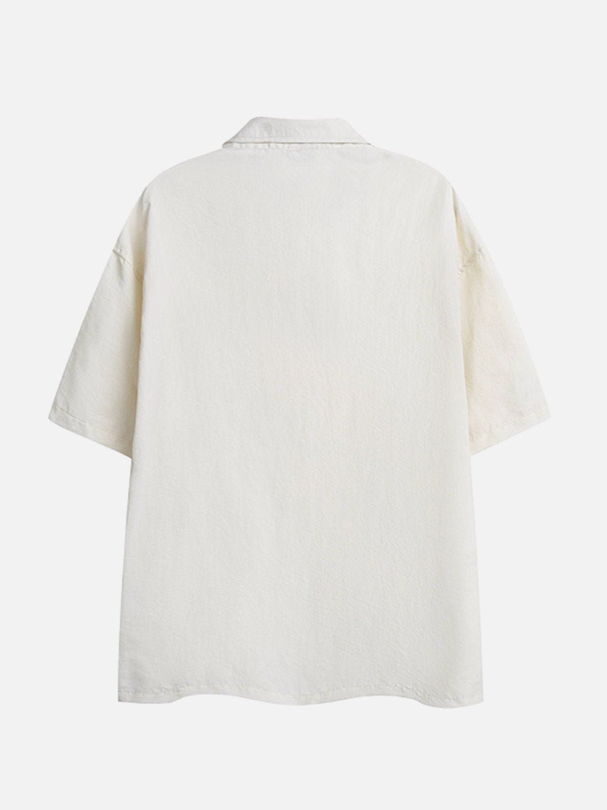 Aelfric Eden Solid Embroidery Polo Collar Tee sold by Aelfric Eden product image thumbnail 4