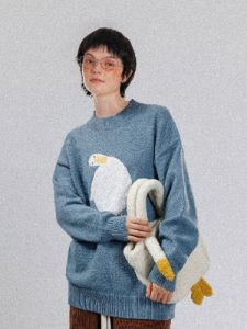 Aelfric Eden "How are you" Duck Knit Sweater sold by Aelfric Eden