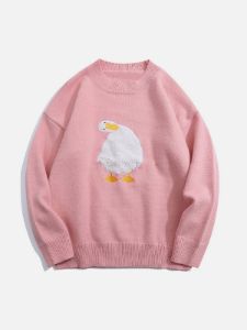 Aelfric Eden "How are you" Duck Knit Sweater sold by Aelfric Eden