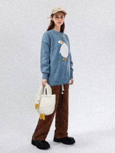 Aelfric Eden "How are you" Duck Knit Sweater sold by Aelfric Eden