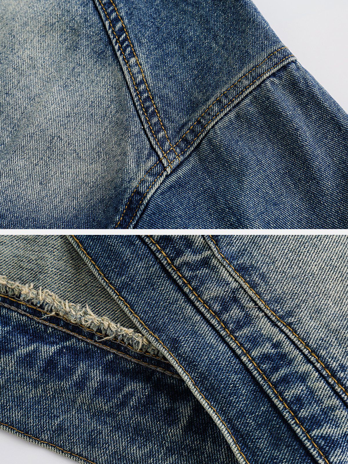 Aelfric Eden Washed Vintage Denim Jacket sold by Aelfric Eden product image thumbnail 5