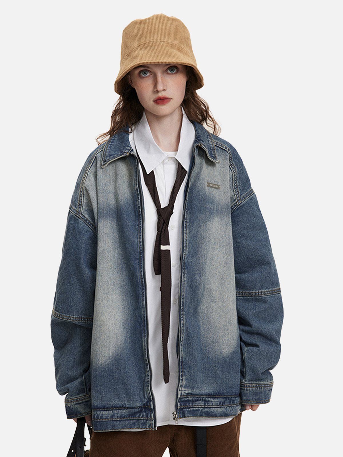 Aelfric Eden Washed Vintage Denim Jacket sold by Aelfric Eden product image thumbnail 2