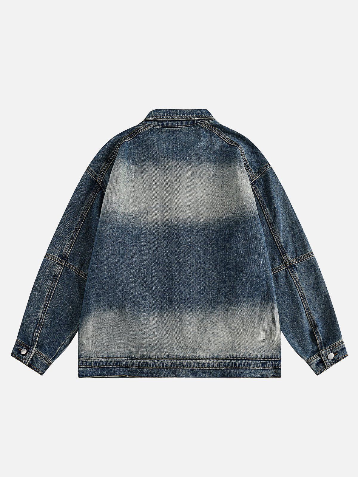 Aelfric Eden Washed Vintage Denim Jacket sold by Aelfric Eden product image thumbnail 4