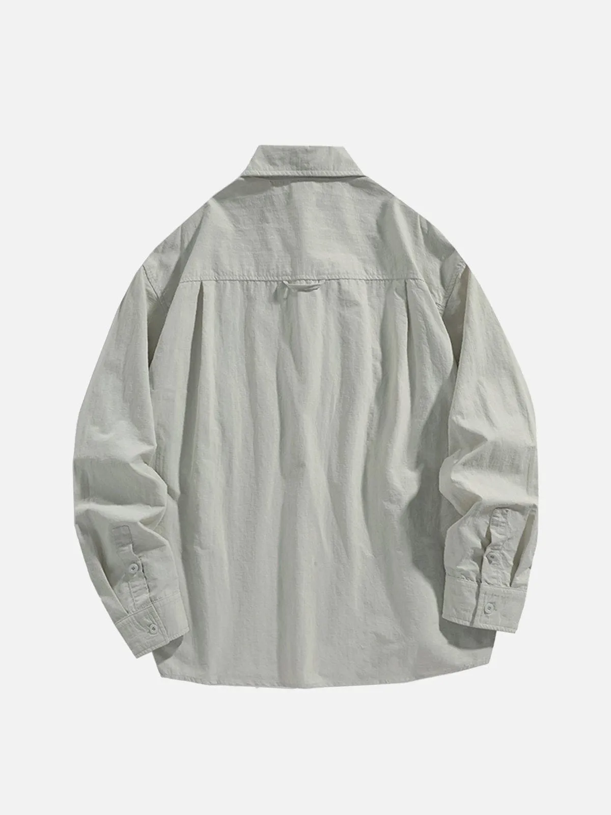 Aelfric Eden Pocket Patchwork Long Sleeve Shirt sold by Aelfric Eden product image thumbnail 4