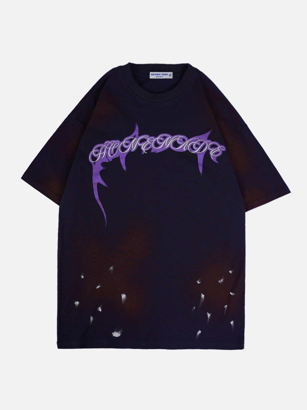 Aelfric Eden Tie Dye Letter Print Tee sold by Aelfric Eden