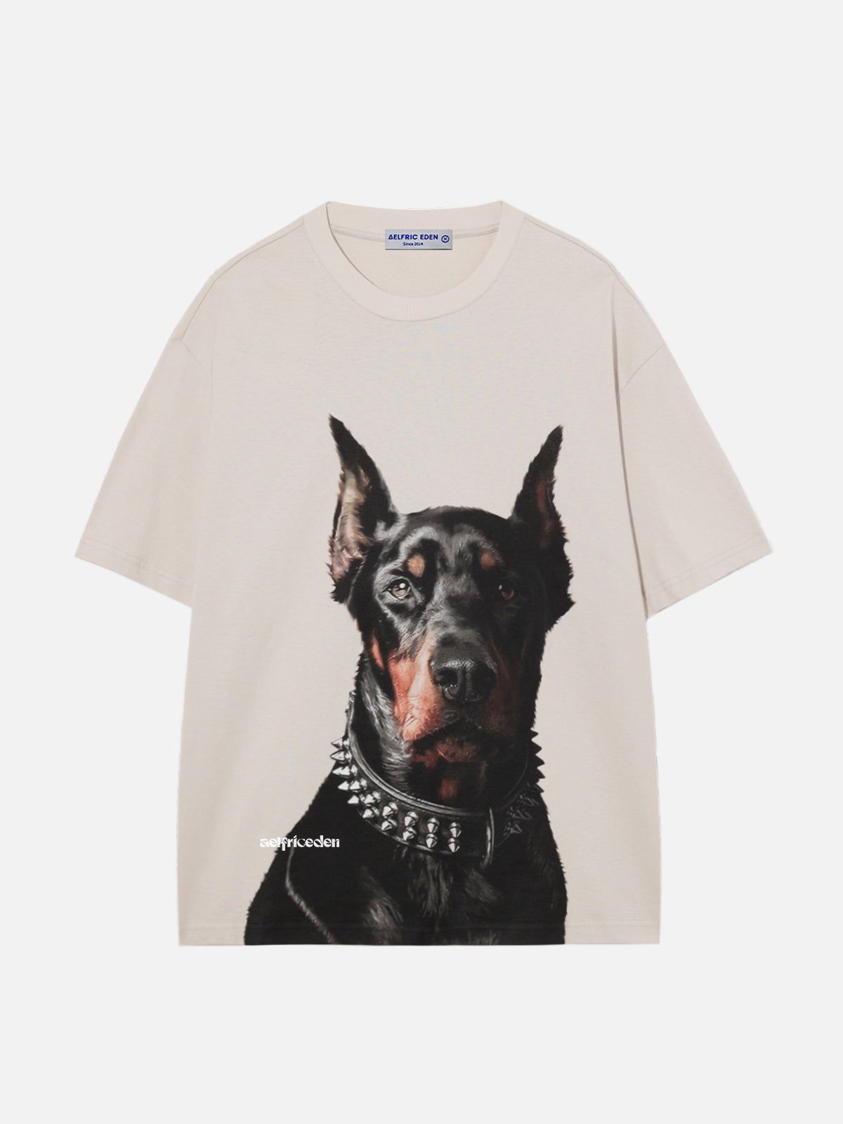 Aelfric Eden Doberman Print Cotton Tee sold by Aelfric Eden