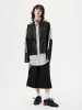 Aelfric Eden Cropped Faux Leather Racer Moto Jacket sold by Aelfric Eden