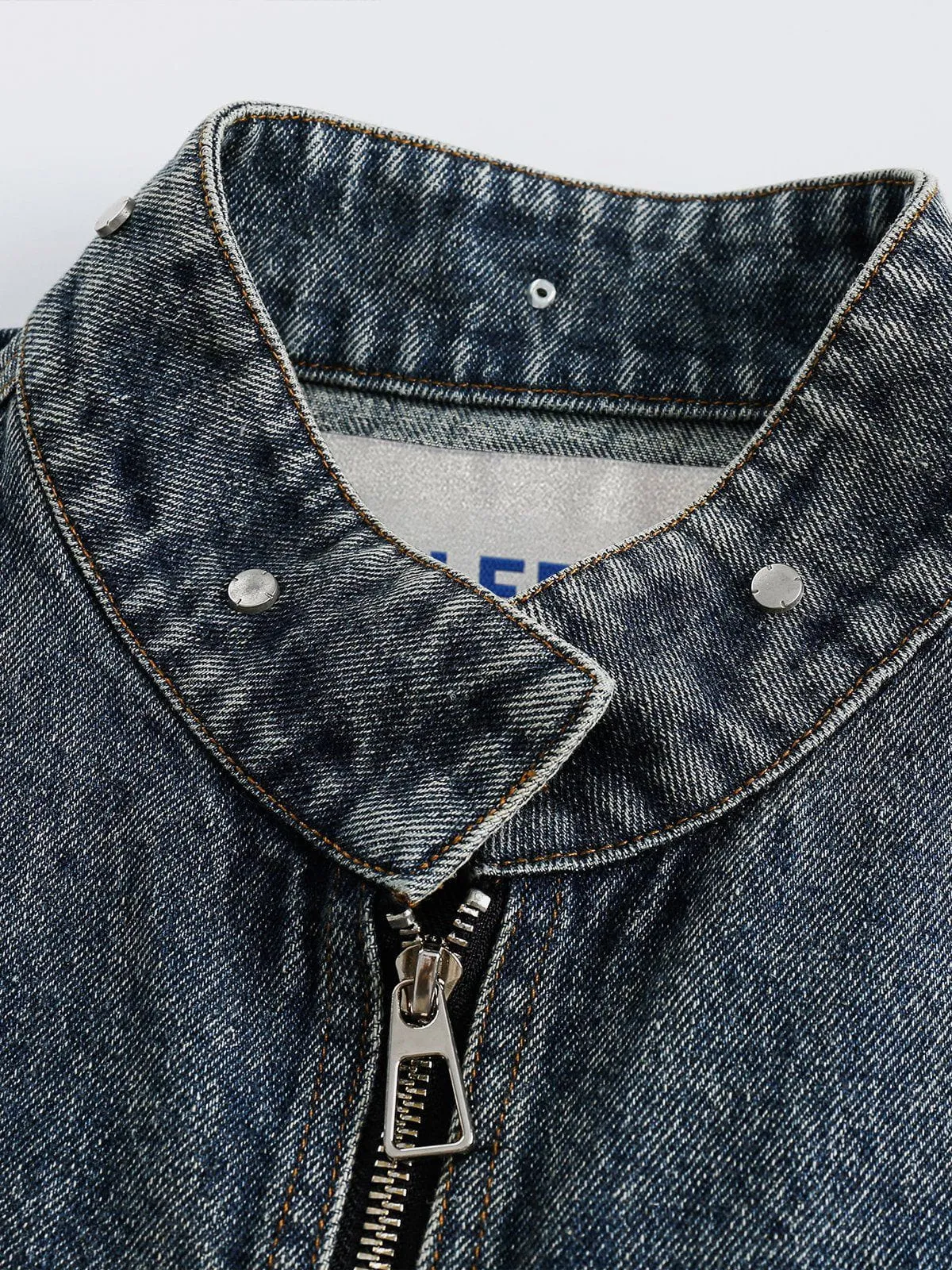 Aelfric Eden Stripe Denim Racing Jacket sold by Aelfric Eden product image thumbnail 4