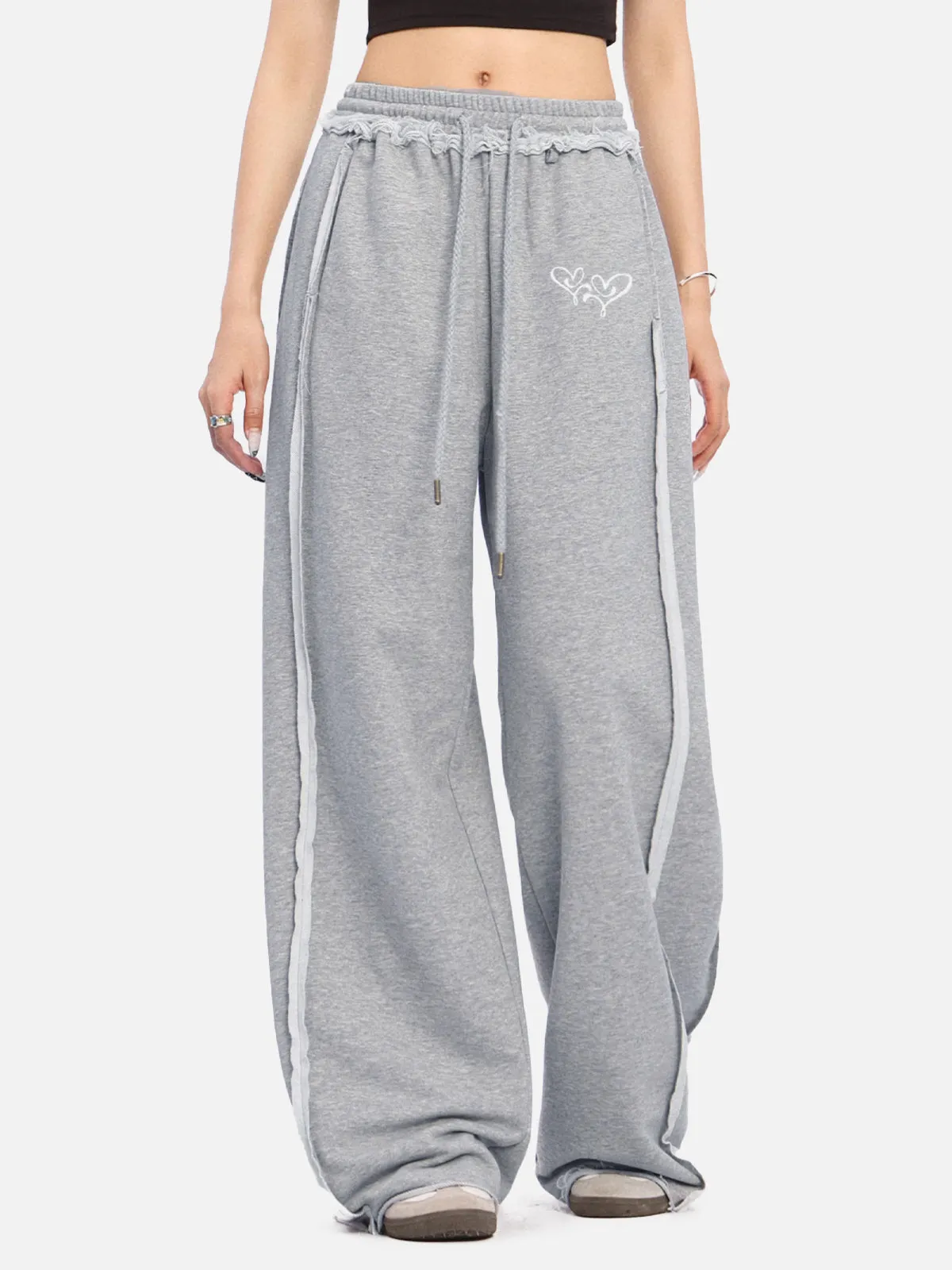 Aelfric Eden Deconstruct Embroidery Baggy Sweatpants sold by Aelfric Eden