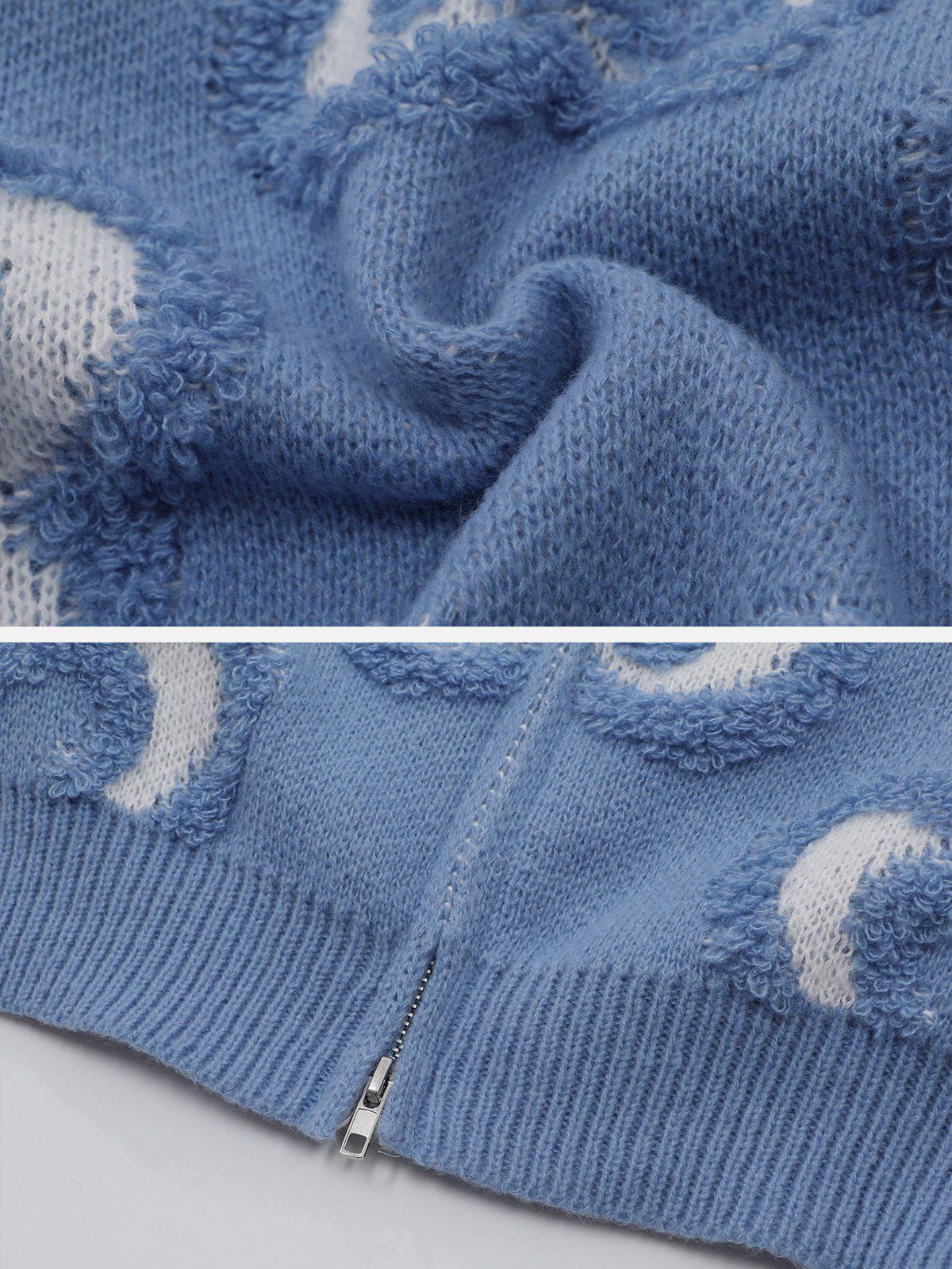 Aelfric Eden Butterfly Flocked Knit Hoodie sold by Aelfric Eden product image thumbnail 5