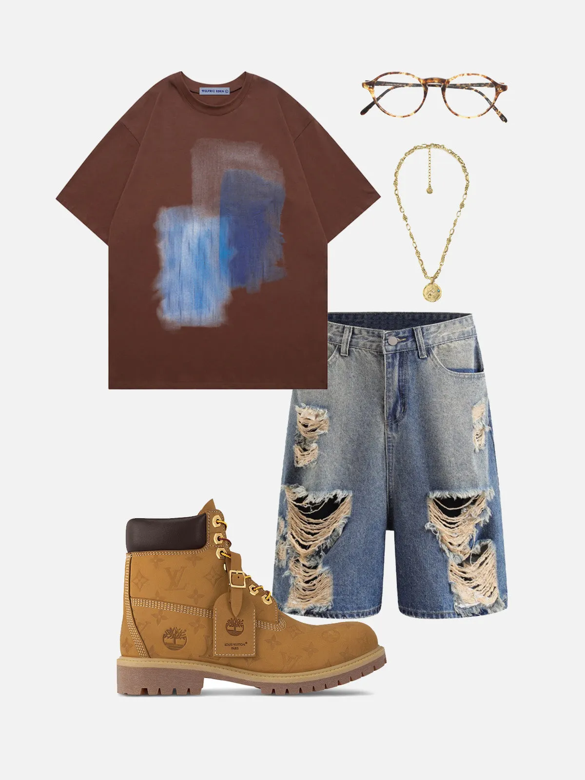 Aelfric Eden Ripped Jorts sold by Aelfric Eden product image thumbnail 2