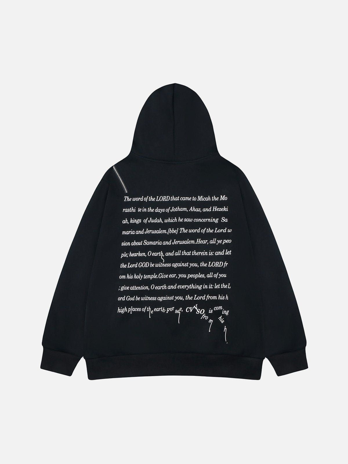 Aelfric Eden Irregular Multi Zip Up Hoodie sold by Aelfric Eden product image thumbnail 3