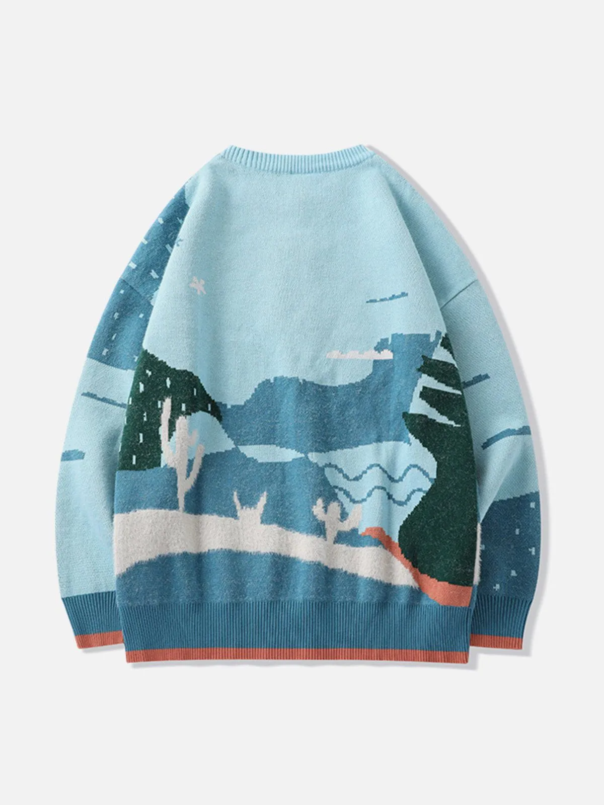 Aelfric Eden Cartoon Patchwork Knit Sweater sold by Aelfric Eden product image thumbnail 2