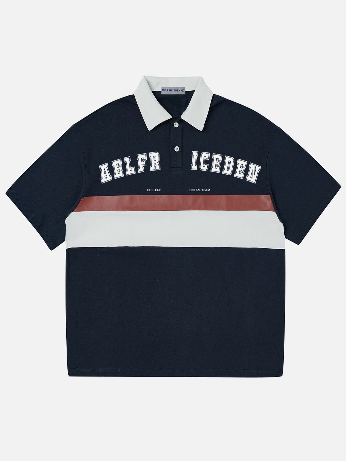 Aelfric Eden Vintage Color Blocking Polo Tee sold by Aelfric Eden
