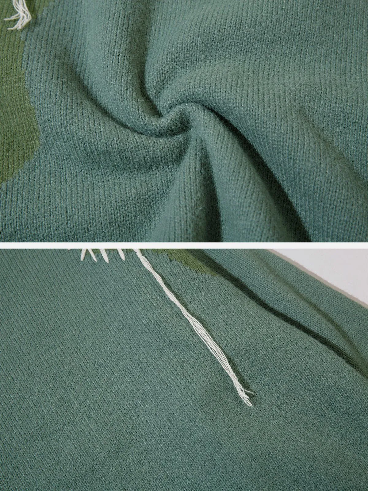 Aelfric Eden Contrast Color Stitching Sweater sold by Aelfric Eden product image thumbnail 5