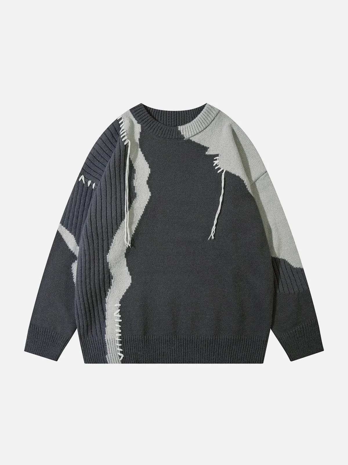 Aelfric Eden Contrast Color Stitching Sweater sold by Aelfric Eden product image thumbnail 3