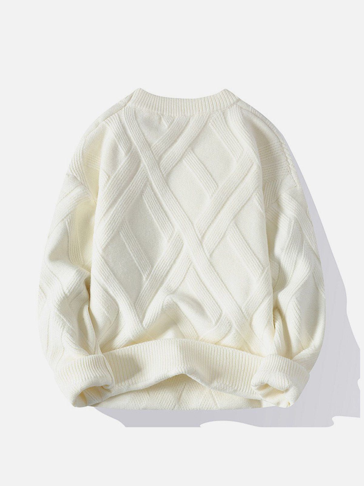 Aelfric Eden Plaid Jacquard Knit Sweater sold by Aelfric Eden product image thumbnail 2