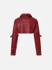 Aelfric Eden Heart Belt Faux Leather Jacket sold by Aelfric Eden