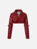 Aelfric Eden Heart Belt Faux Leather Jacket sold by Aelfric Eden