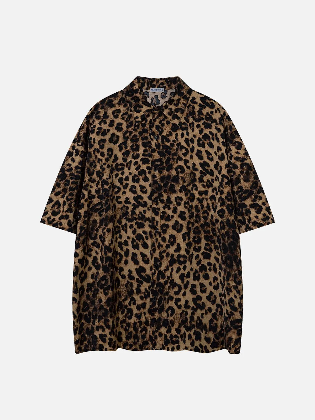 Aelfric Eden Leopard Print Short Sleeve Shirt sold by Aelfric Eden
