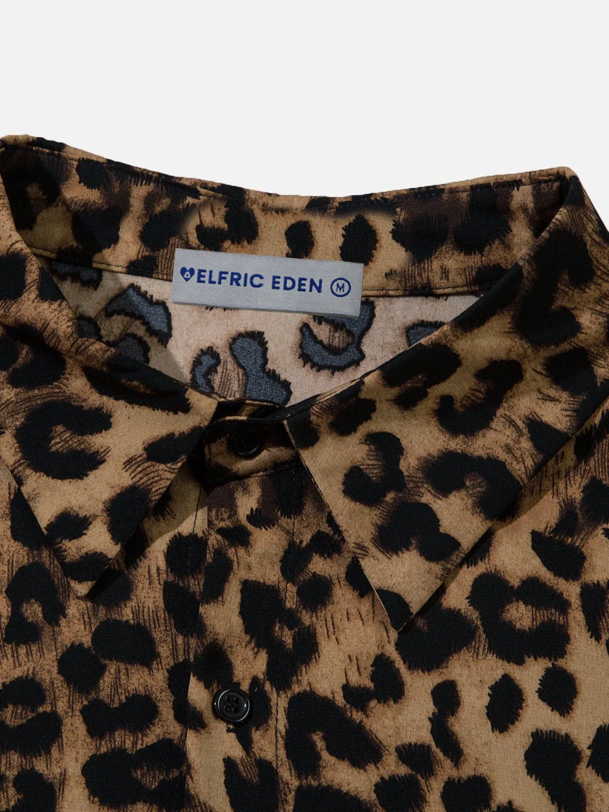 【Aelfric Eden】Light Leopard Print Short Sleeve Shirt Aelfric Eden Leopard Print Short Sleeve Shirt | Parallel