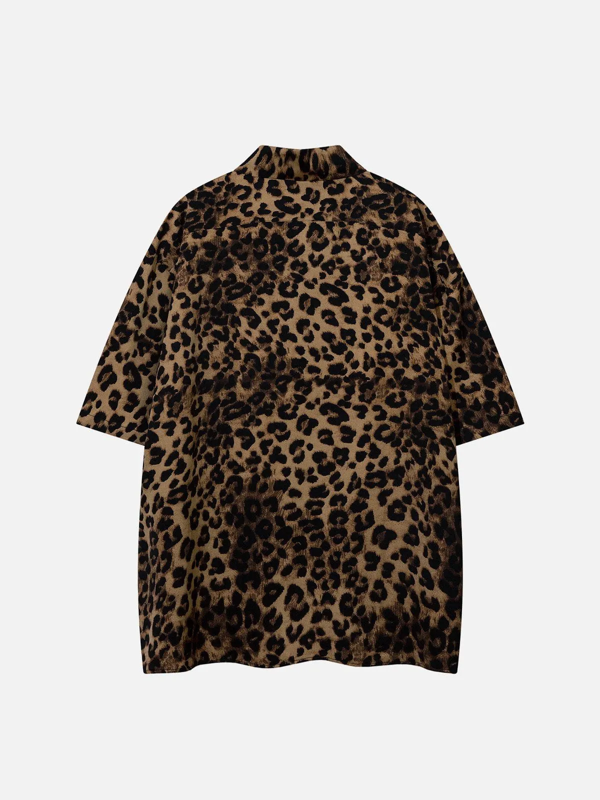【Aelfric Eden】Light Leopard Print Short Sleeve Shirt Aelfric Eden Leopard Print Short Sleeve Shirt | Parallel