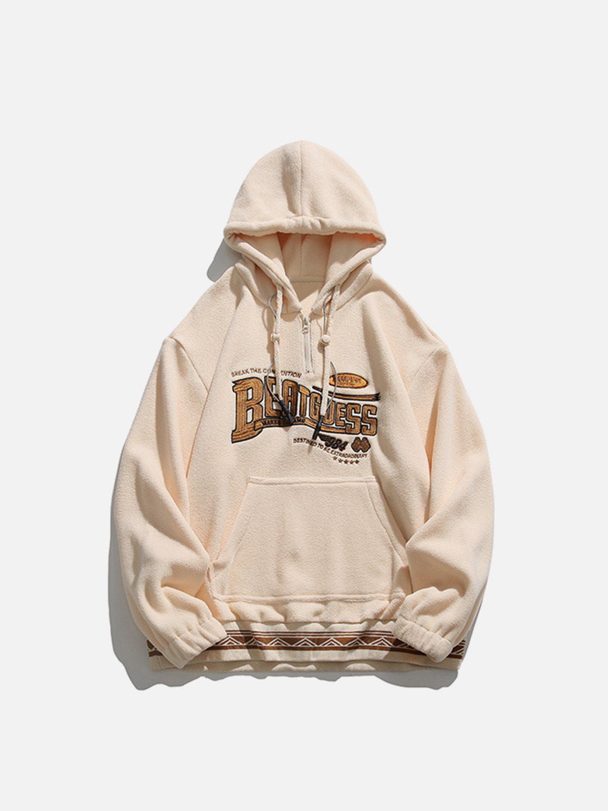 Aelfric Eden Vintage Embroidery Fake Two Hoodie sold by Aelfric Eden product image thumbnail 4