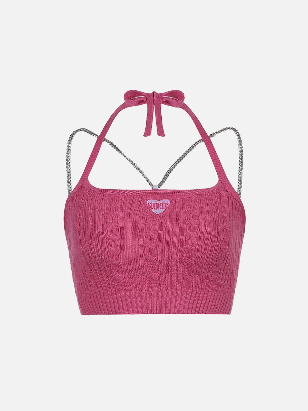 Chain Panel Halter Y2K Cami Top sold by Aelfric Eden product image thumbnail 2